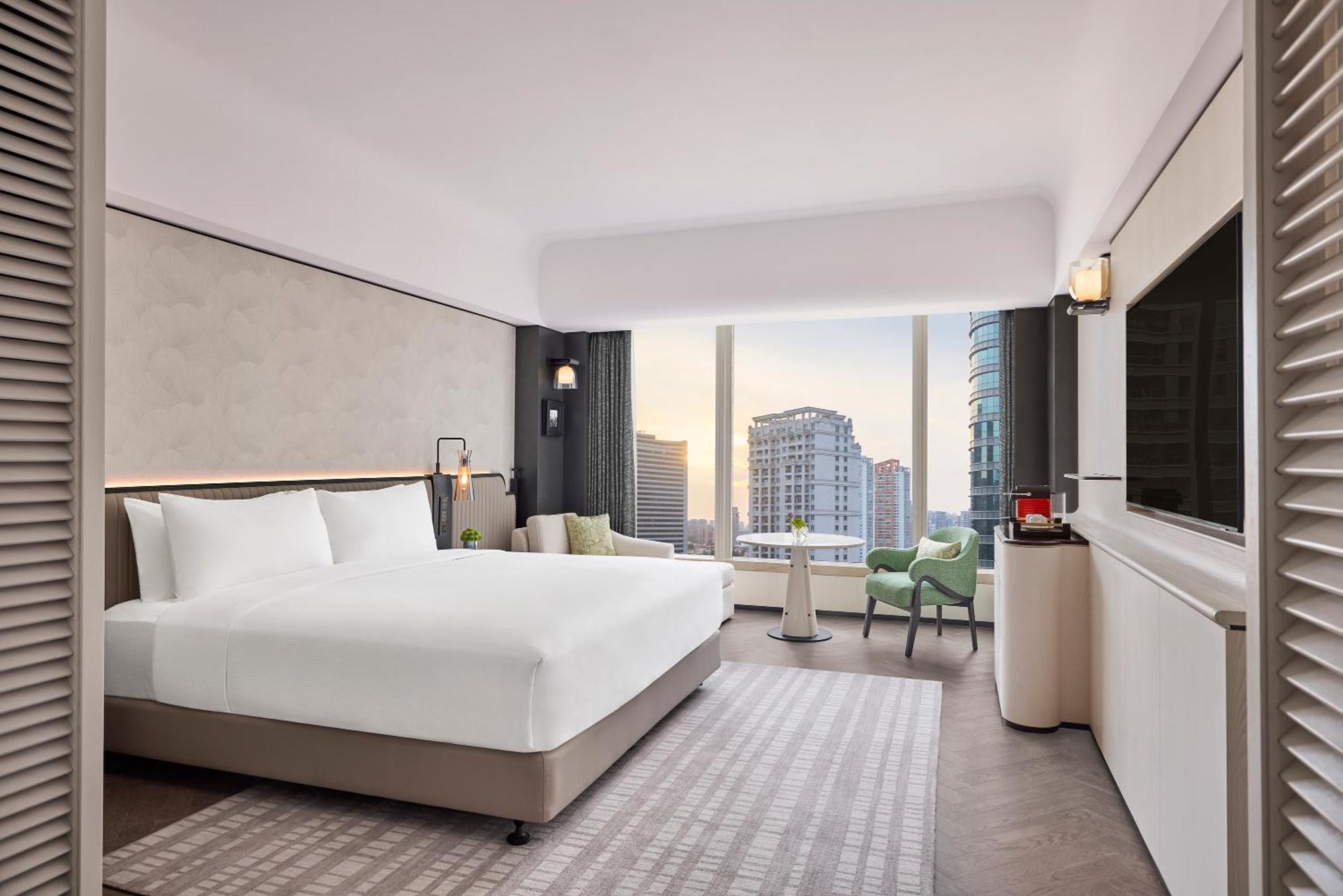 Hilton Shanghai City Center -Steps From Iconic Landmarks Wukang Mansion And Jing'An Temple מראה חיצוני תמונה