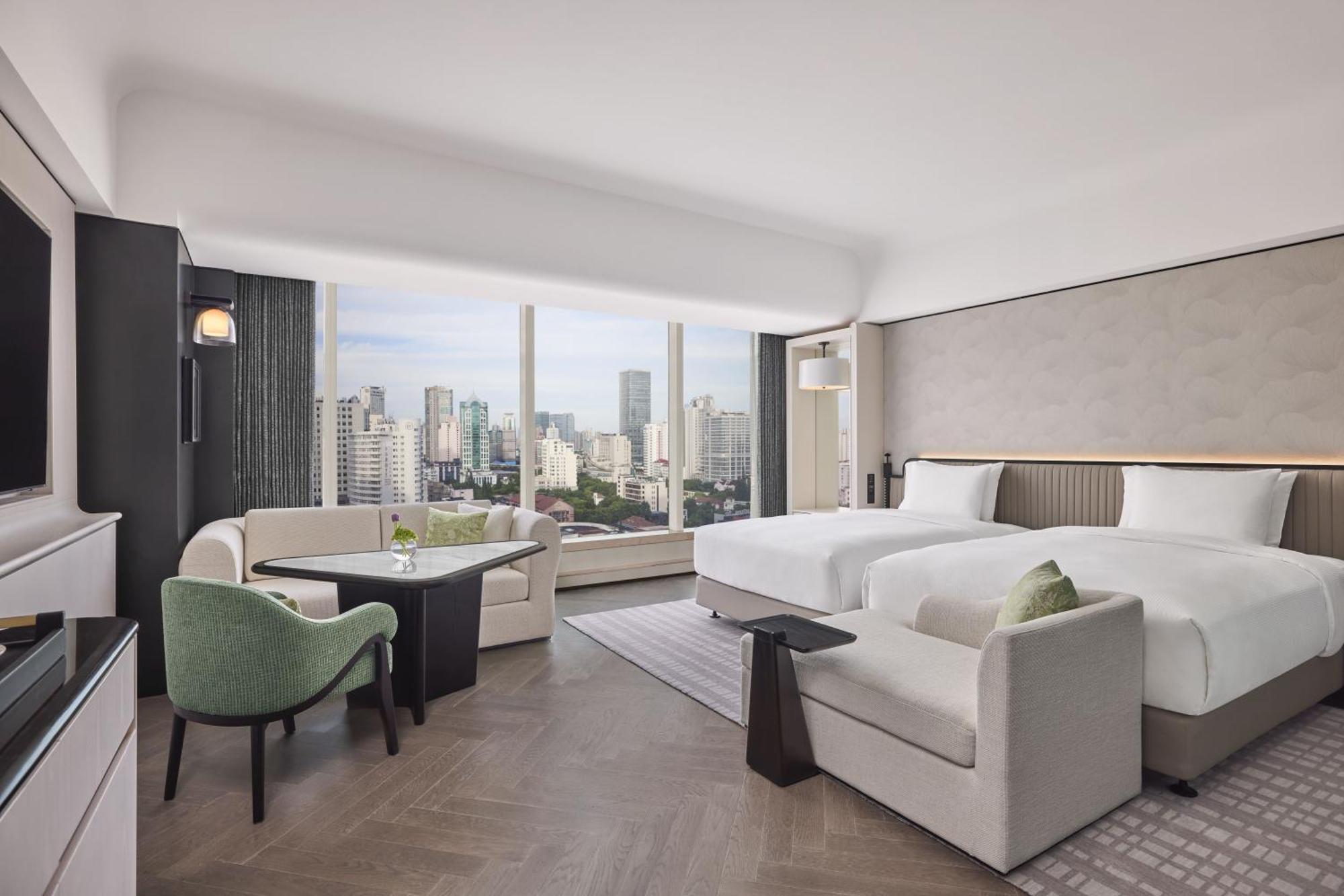Hilton Shanghai City Center -Steps From Iconic Landmarks Wukang Mansion And Jing'An Temple מראה חיצוני תמונה